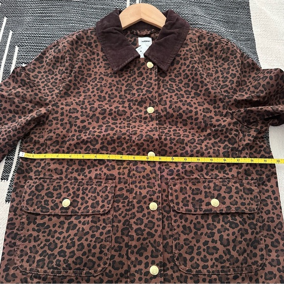 J Crew Factory • NWT • Leopard Print Field Jacket - Picture 12 of 15